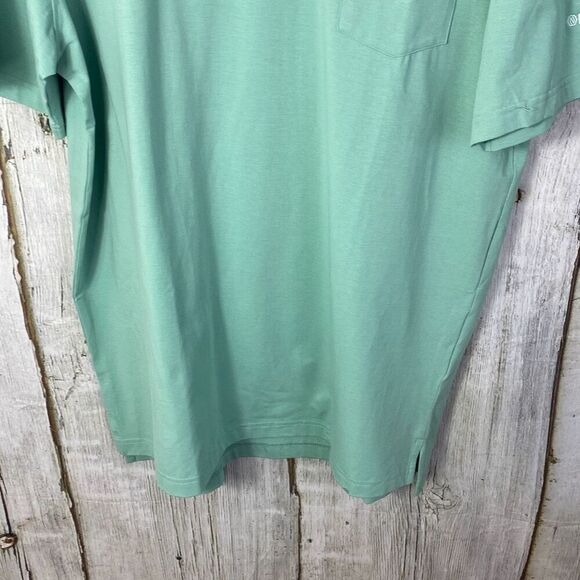 Johnnie O The Original Stretch Jersey Polo in Pistachio Green Size Large F - Picture 3 of 9